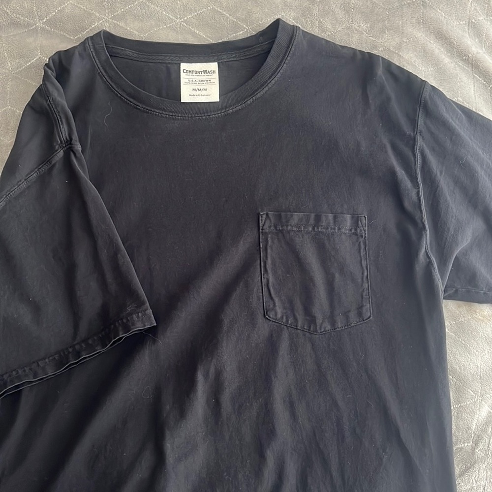 Black men’s work shirt